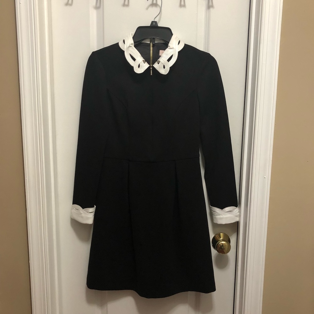 🌸SOLD🌸Ted Baker Embroidered Collar Dress 2 - Picture 4 of 6